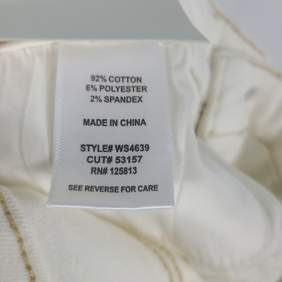 NWT Women's Windsor White Robyn High Rise Crop Flare Denim Jeans Sz 7 MSRP $49 - Picture 6 of 9